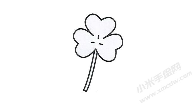 三葉草簡(jiǎn)筆畫分步繪制圖示01.jpg