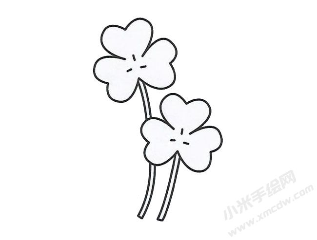 三葉草簡(jiǎn)筆畫分步繪制圖示02.jpg