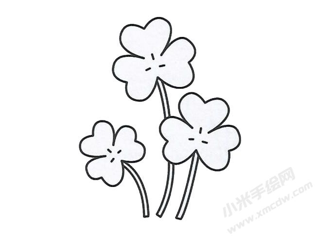 三葉草簡(jiǎn)筆畫分步繪制圖示03.jpg