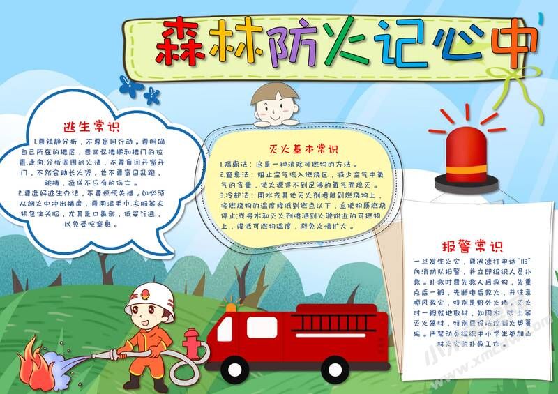 森林防火手記心中小報(bào)模板有字版.jpg