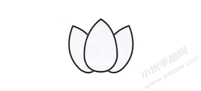 簡筆畫荷花畫法步驟圖示01.jpg