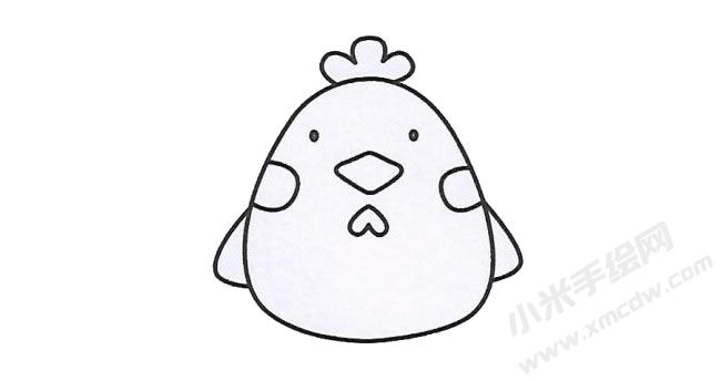 簡(jiǎn)筆畫小雞畫法步驟圖示04.jpg