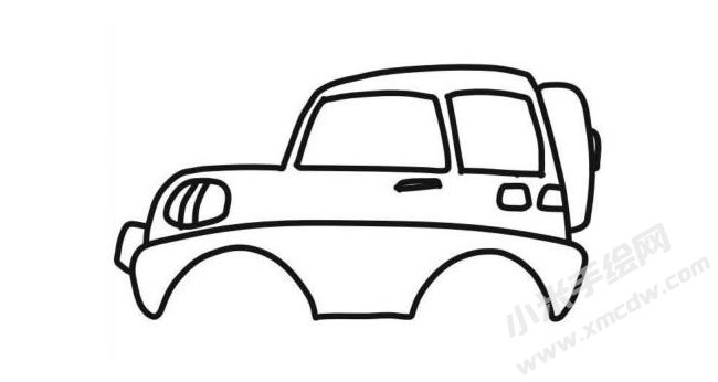 吉普車(chē)簡(jiǎn)筆畫(huà)分步繪制圖示05.jpg