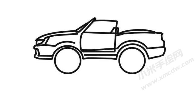 敞篷車簡(jiǎn)筆畫分步繪制圖示05.jpg