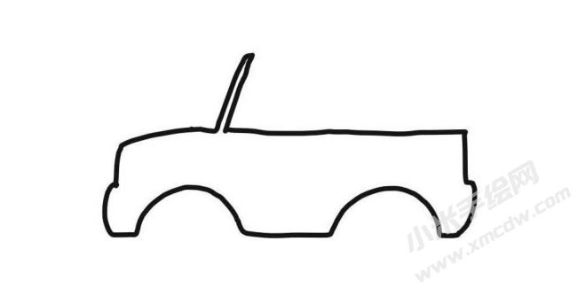 敞篷吉普車簡筆畫分步繪制圖示01.jpg