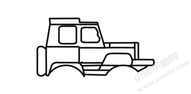 越野車簡筆畫分步繪制圖示03.jpg