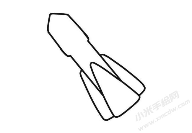 簡筆畫火箭分步繪制圖示03.jpg