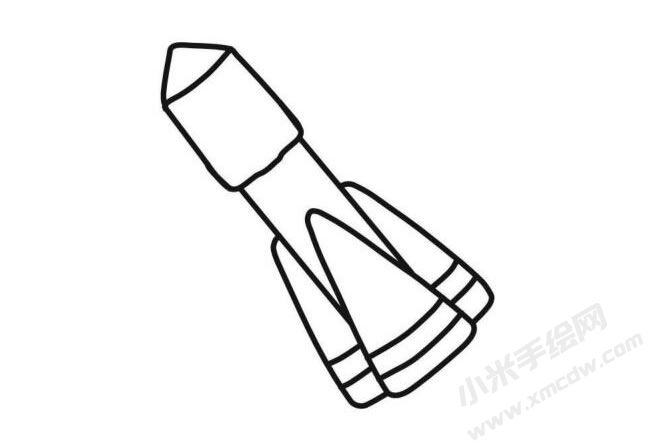 簡筆畫火箭分步繪制圖示05.jpg