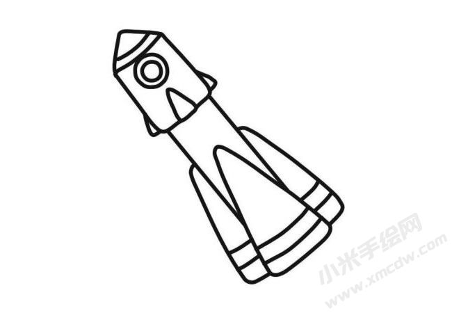 簡筆畫火箭分步繪制圖示06.jpg
