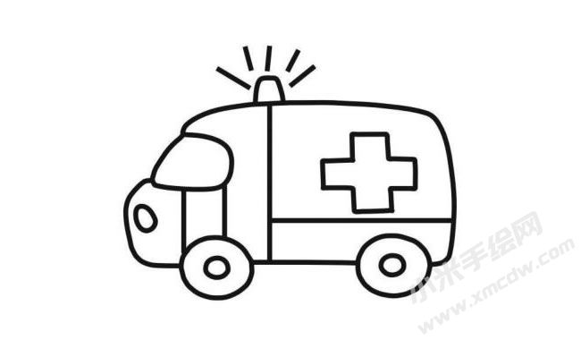 簡筆畫救護(hù)車分步繪制圖示06.jpg