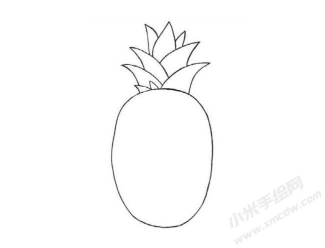 菠蘿簡(jiǎn)筆畫(huà)法步驟圖示02.jpg