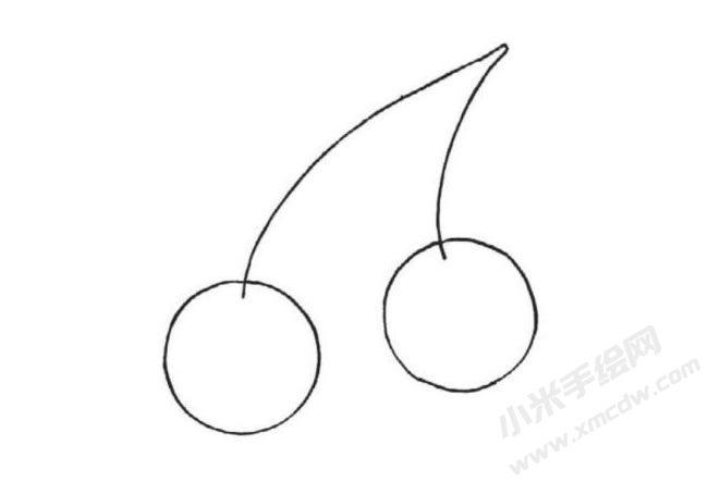 簡(jiǎn)筆畫櫻桃畫法步驟圖示02.jpg