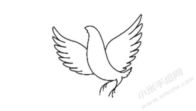 鳳凰簡(jiǎn)筆畫分步繪制圖示03.jpg