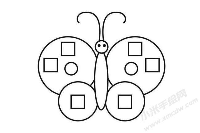 簡(jiǎn)筆畫蝴蝶用圖形分步繪制圖示06.jpg