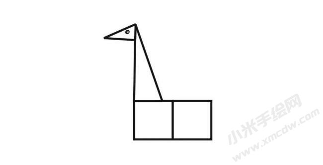 用圖形分步繪制長(zhǎng)頸鹿簡(jiǎn)筆畫(huà)圖示02.jpg