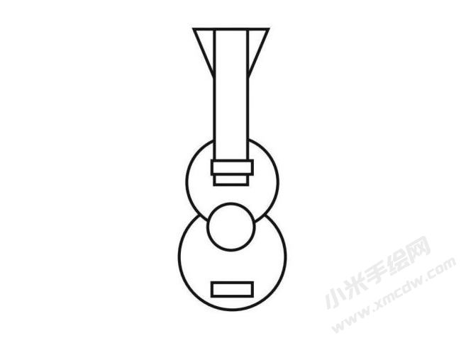 用圖形分步畫吉他簡筆畫圖示04.jpg