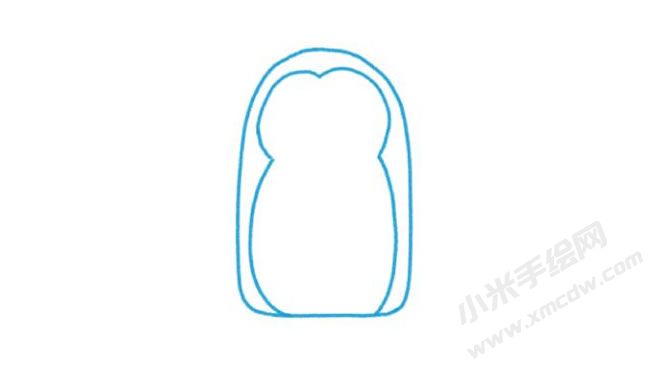 企鵝幼兒簡(jiǎn)筆畫分步畫法圖示02.jpg