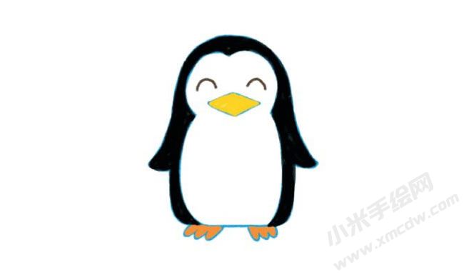 企鵝幼兒簡(jiǎn)筆畫分步畫法圖示04.jpg