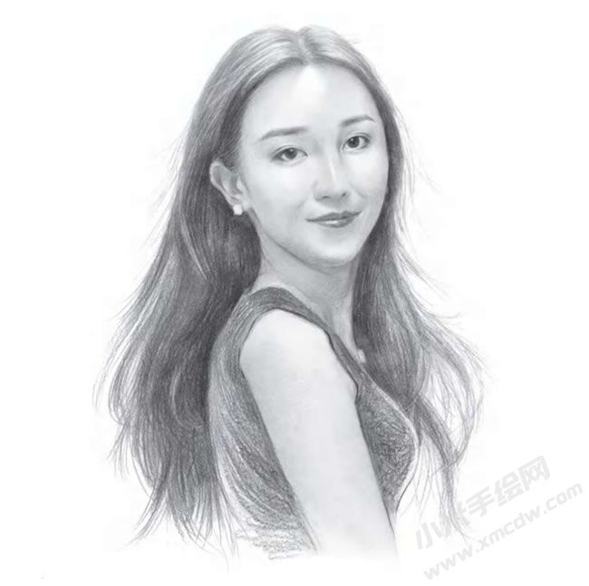優(yōu)雅的美女素描畫(huà)作品.jpg