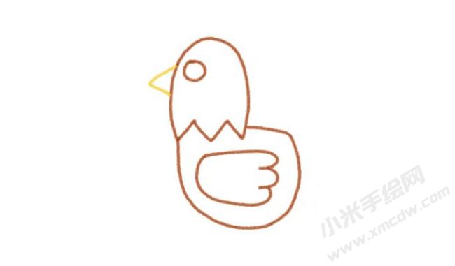 公雞幼兒簡筆畫分步畫法圖示02.jpg