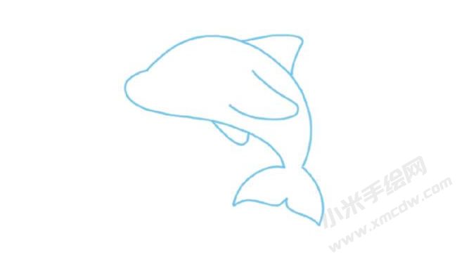 海豚幼兒簡(jiǎn)筆畫分步畫法圖示04.jpg