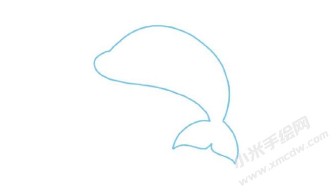 海豚幼兒簡(jiǎn)筆畫分步畫法圖示03.jpg
