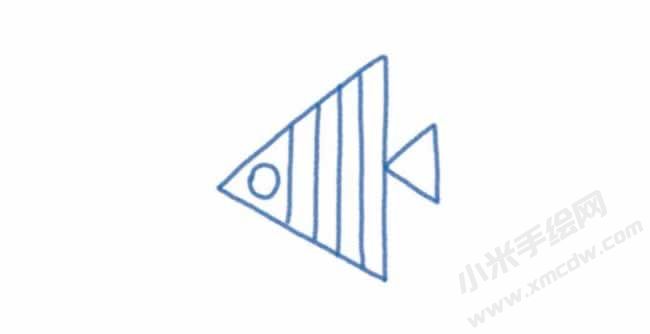 熱帶魚幼兒簡筆畫分步畫法圖示03.jpg
