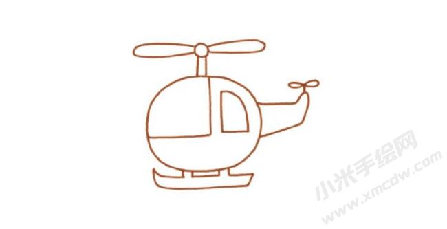 直升機(jī)幼兒簡(jiǎn)筆畫分步畫法圖示05.jpg