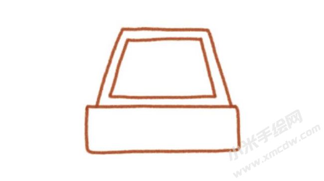 挖掘機(jī)幼兒簡筆畫分步畫法圖示02.jpg