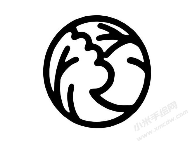 包心菜幼兒簡筆畫分步畫法圖示03.jpg