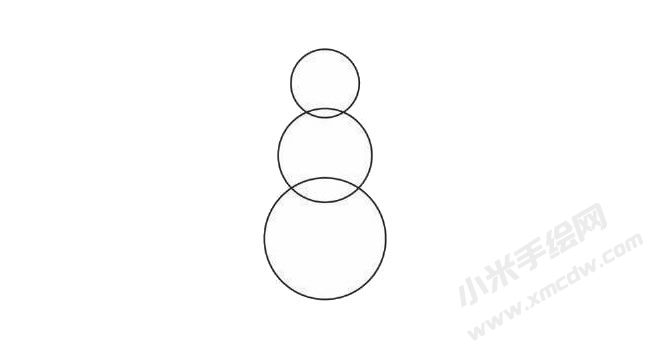 簡筆畫雪人畫法步驟圖示01.jpg