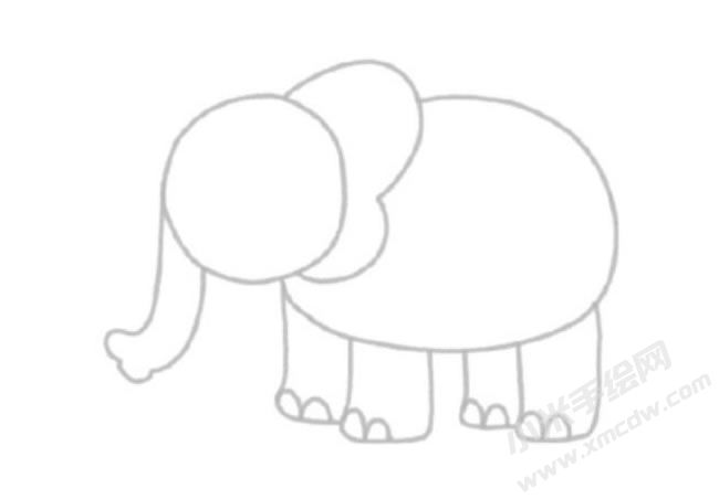 大象幼兒簡(jiǎn)筆畫(huà)分步畫(huà)法圖示04.jpg