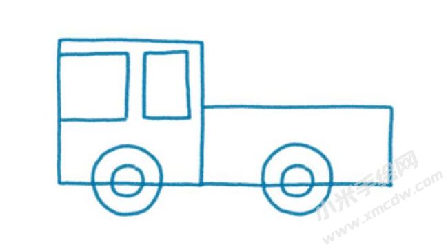 卡車幼兒簡筆畫分步畫法圖示04.jpg