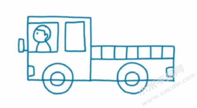 卡車幼兒簡筆畫分步畫法圖示05.jpg