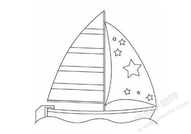 帆船幼兒簡(jiǎn)筆畫(huà)分步畫(huà)法圖示05.jpg