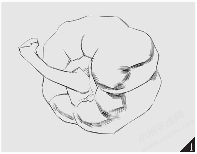 素描彩椒的畫(huà)法步驟圖示01.jpg