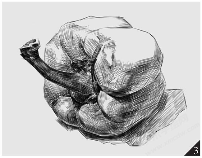 素描彩椒的畫(huà)法步驟圖示03.jpg