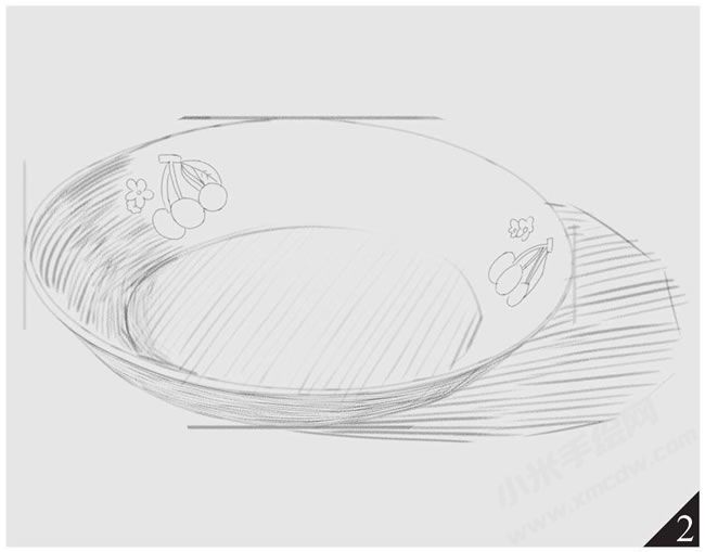 素描碟子的畫法步驟圖示02.jpg