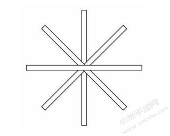 雪花幼兒簡(jiǎn)筆畫分步繪制圖示01.jpg