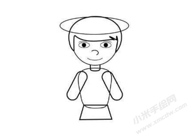 朝圣者簡(jiǎn)筆畫分步繪制圖示03.jpg