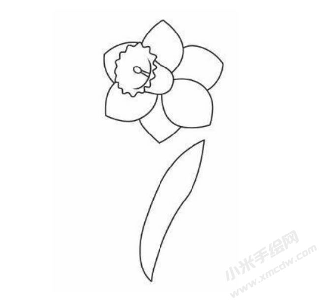 水仙花幼兒簡(jiǎn)筆畫分步繪制圖示04.jpg