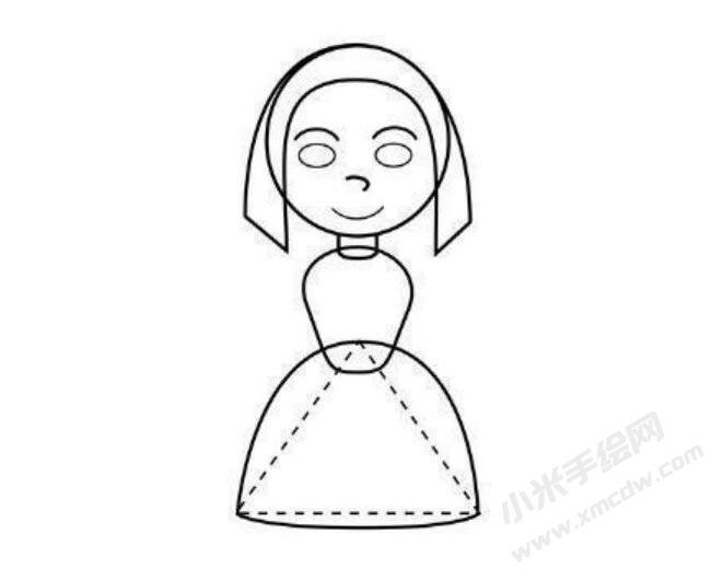 朝圣女孩簡(jiǎn)筆畫(huà)分步繪制圖示02.jpg