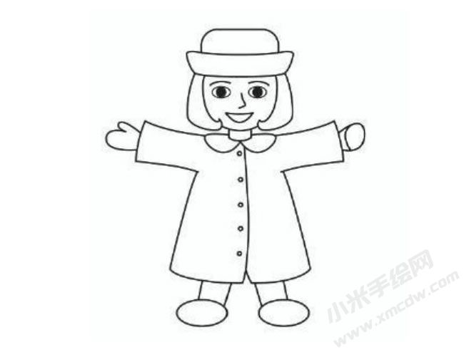巡警簡(jiǎn)筆畫(huà)分步繪制圖示03.jpg