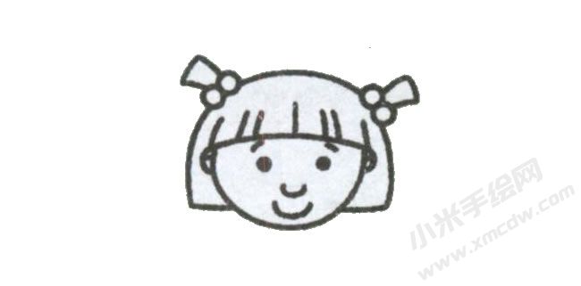 簡筆畫女孩畫法步驟圖示01.jpg