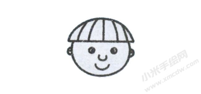簡筆畫男孩畫法步驟圖示02.jpg