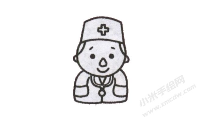 簡(jiǎn)筆畫醫(yī)生畫法步驟圖示03.jpg
