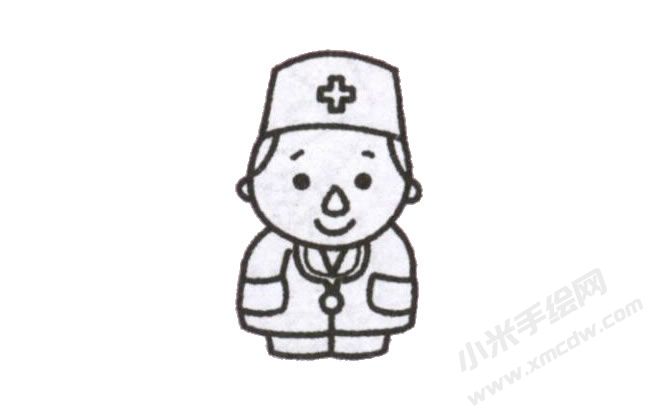 簡(jiǎn)筆畫醫(yī)生畫法步驟圖示04.jpg