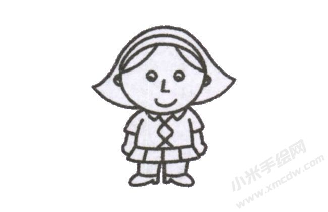 簡(jiǎn)筆畫(huà)媽媽畫(huà)法步驟圖示05.jpg