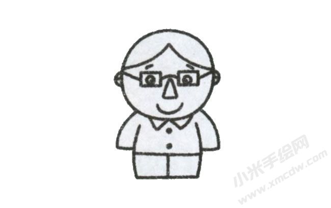 簡(jiǎn)筆畫(huà)爸爸畫(huà)法步驟圖示03.jpg
