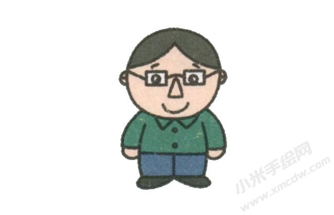 簡(jiǎn)筆畫(huà)爸爸畫(huà)法步驟圖示06.jpg